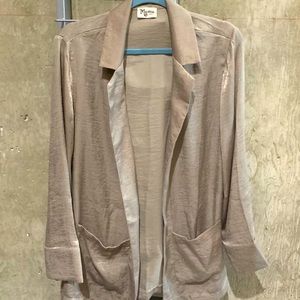 Show Me Your Mumu Light Cardigan Jacket Blazer Large Shimmery Top